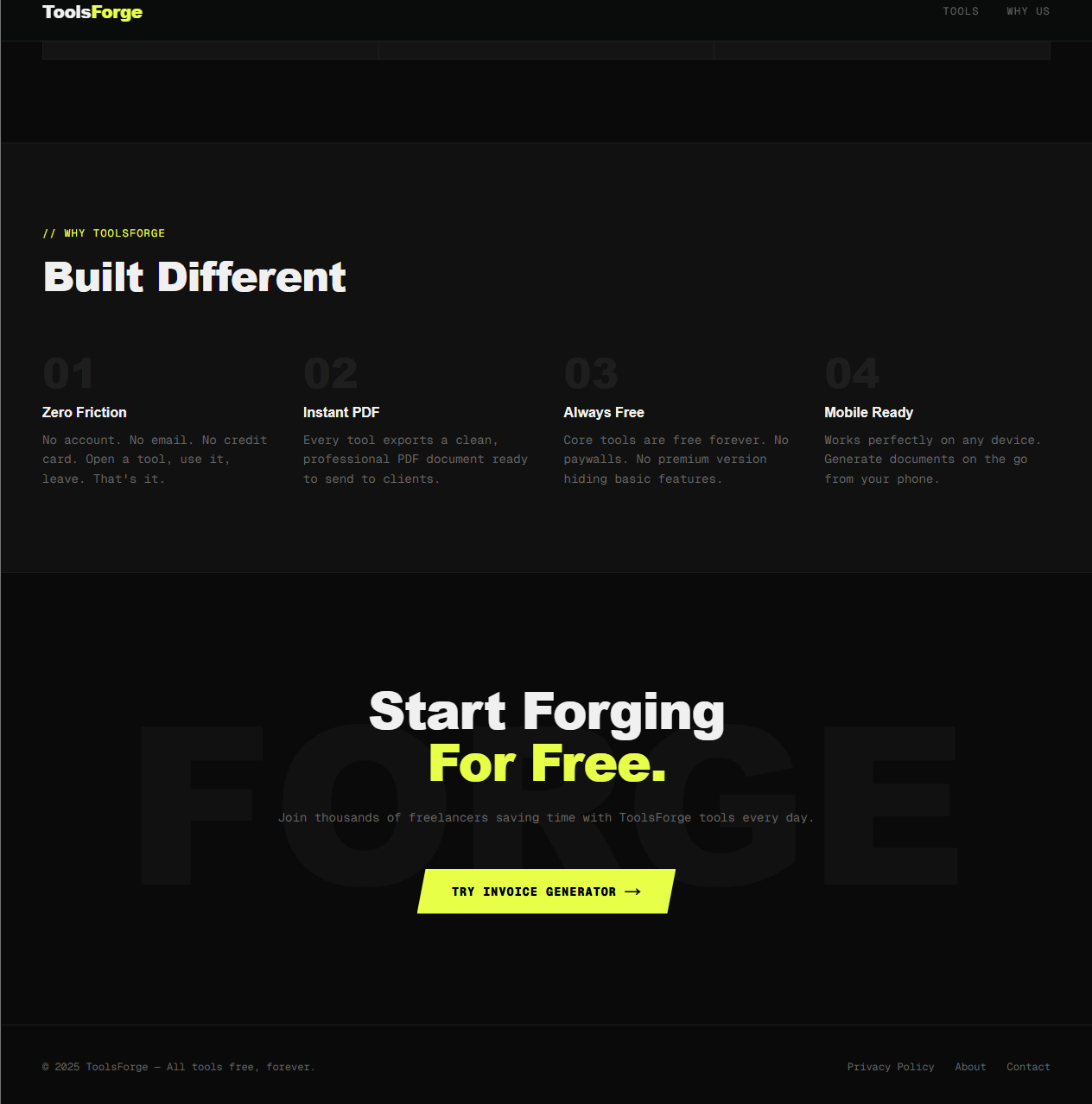 ToolsForge gallery image