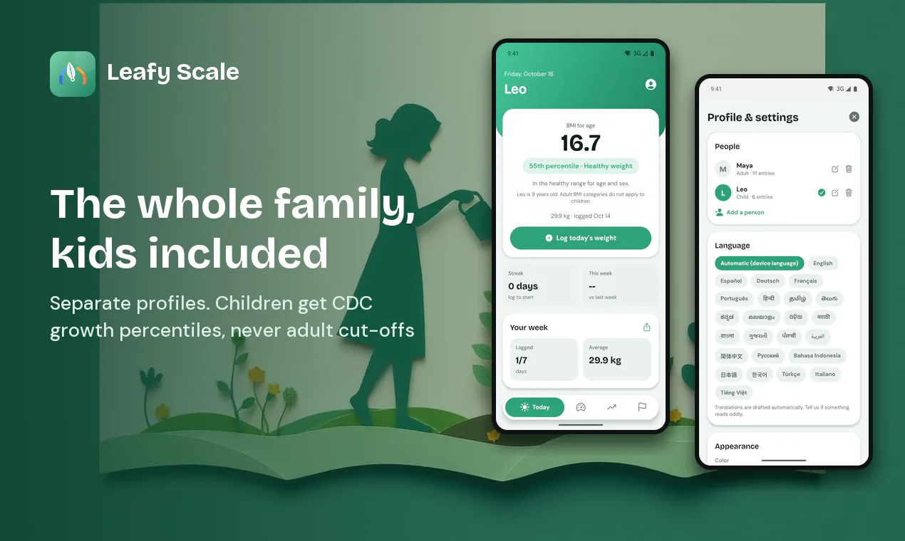 Leafy Scale: BMI & Weight Log gallery image