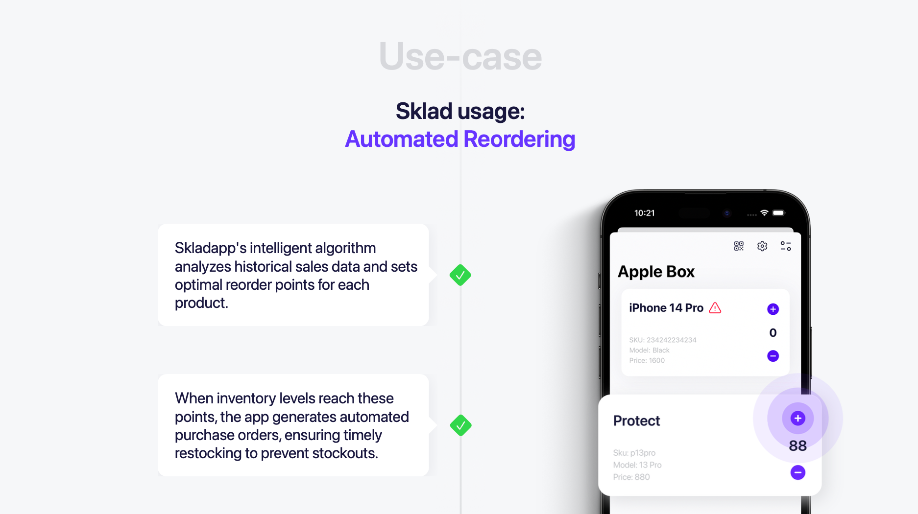 Sklad App : Simple |모바일 |목록 - 인벤토리 관리를 단순화하여 성공을 강화합니다 미디어 9
