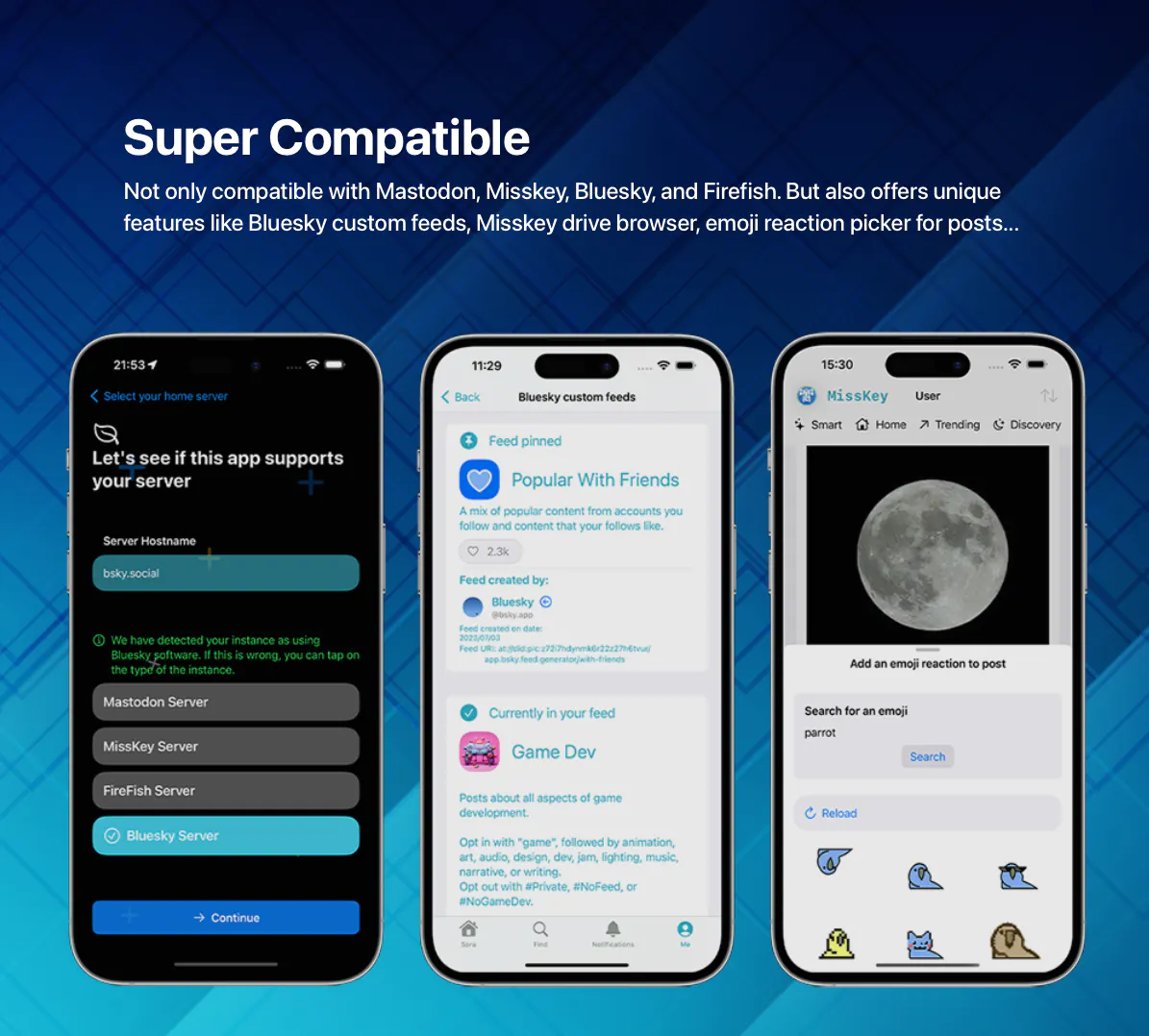 Sora iOS for Mastodon, Bluesky, Firefish gallery image