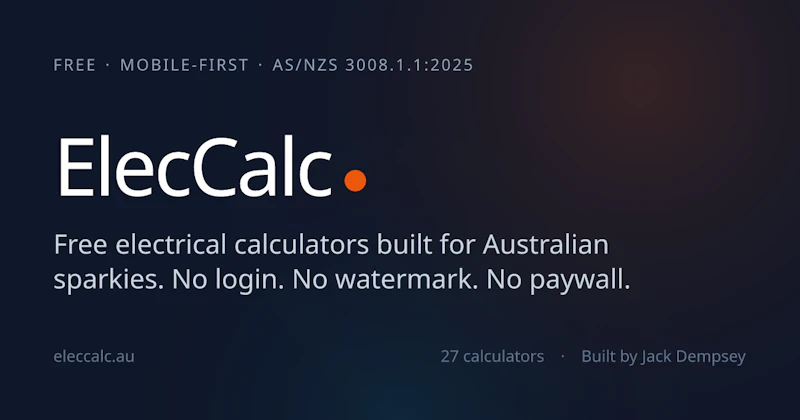 ElecCalc screenshot 1