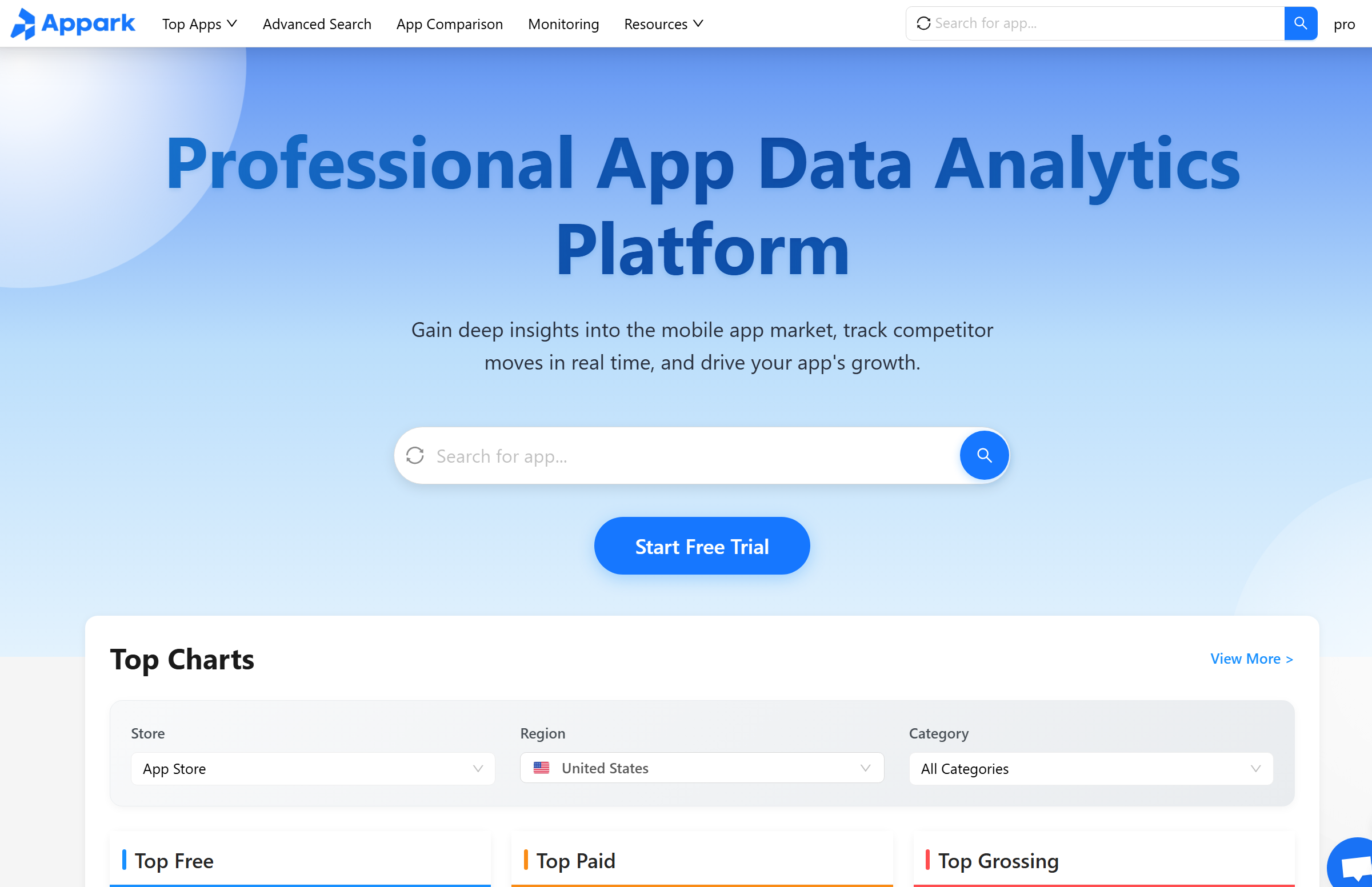 Appark - Main product screenshot demonstrating key features and user interface