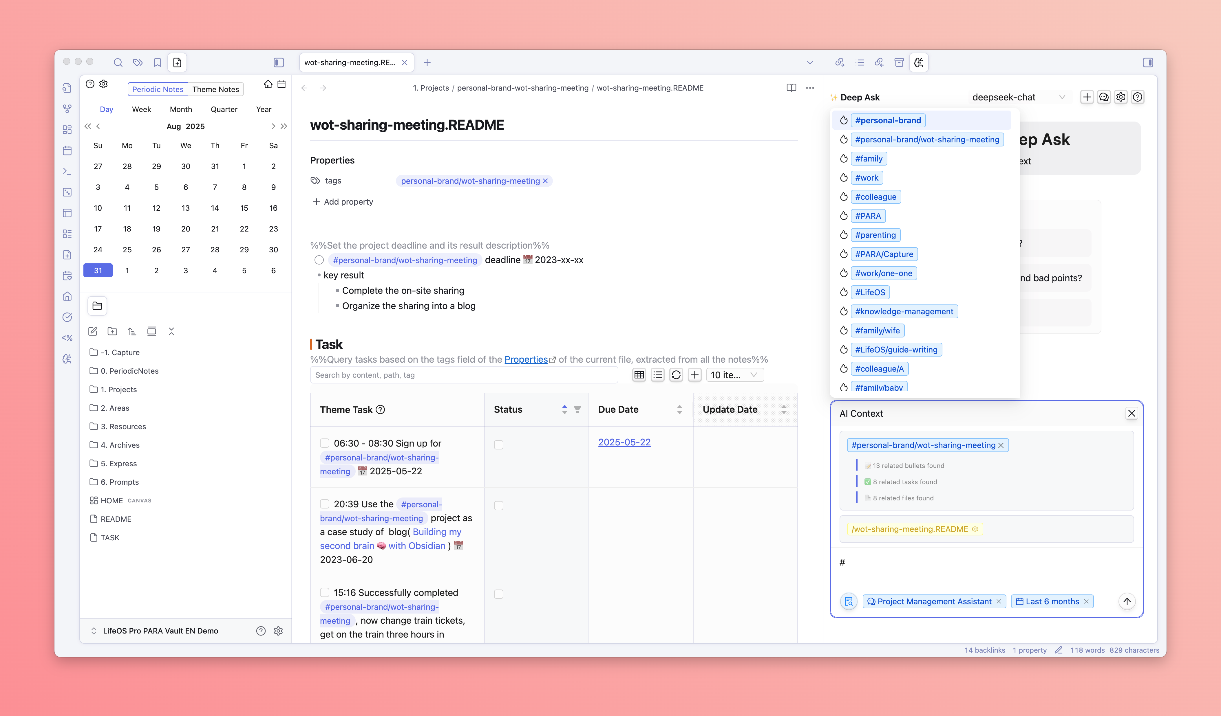 Deepask Ai per Obsidian - Il plugin di chat AI Obsidian migliora la gestione della conoscenza media 11