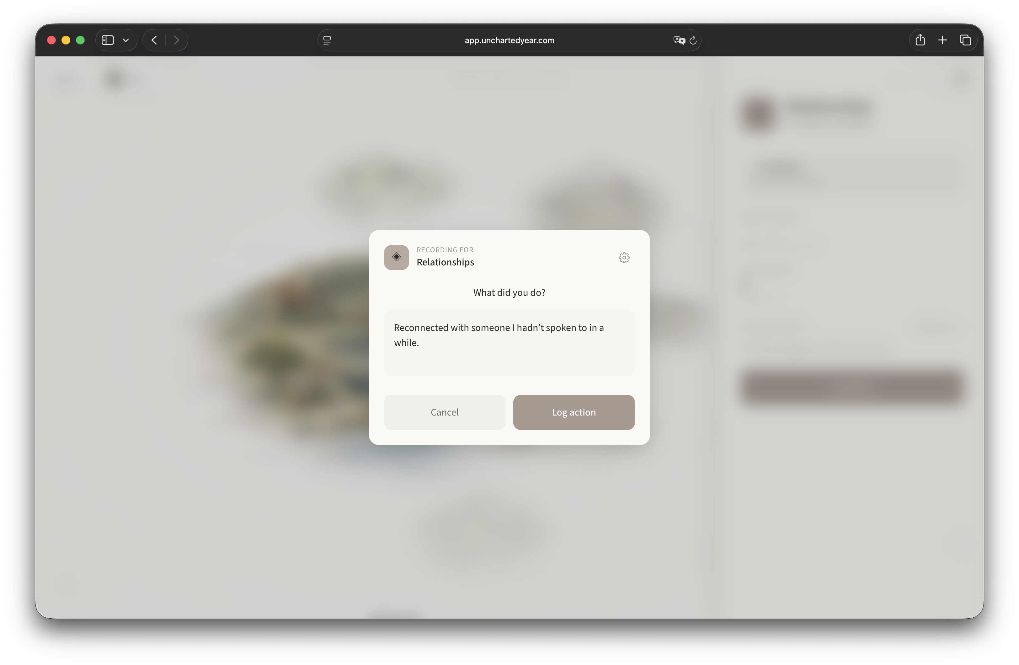 Uncharted Year - Living map of your life gallery image