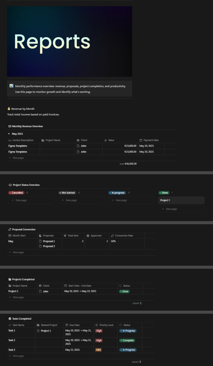 Studioflow - Il sistema operativo nozione per designer freelance e creativi da solista media 5