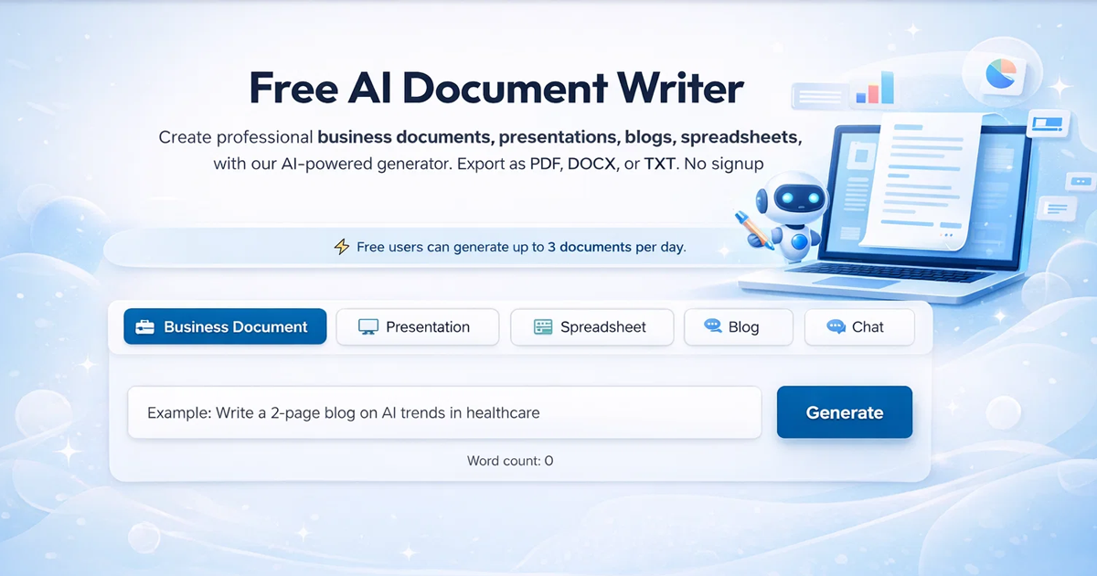 FDM AI Writer gallery image