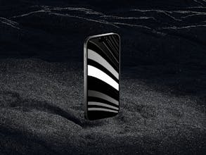 Wavy Black Free Wallpaper Pack gallery image