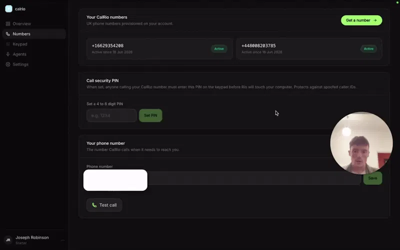 CalRio screenshot 1 (video preview)