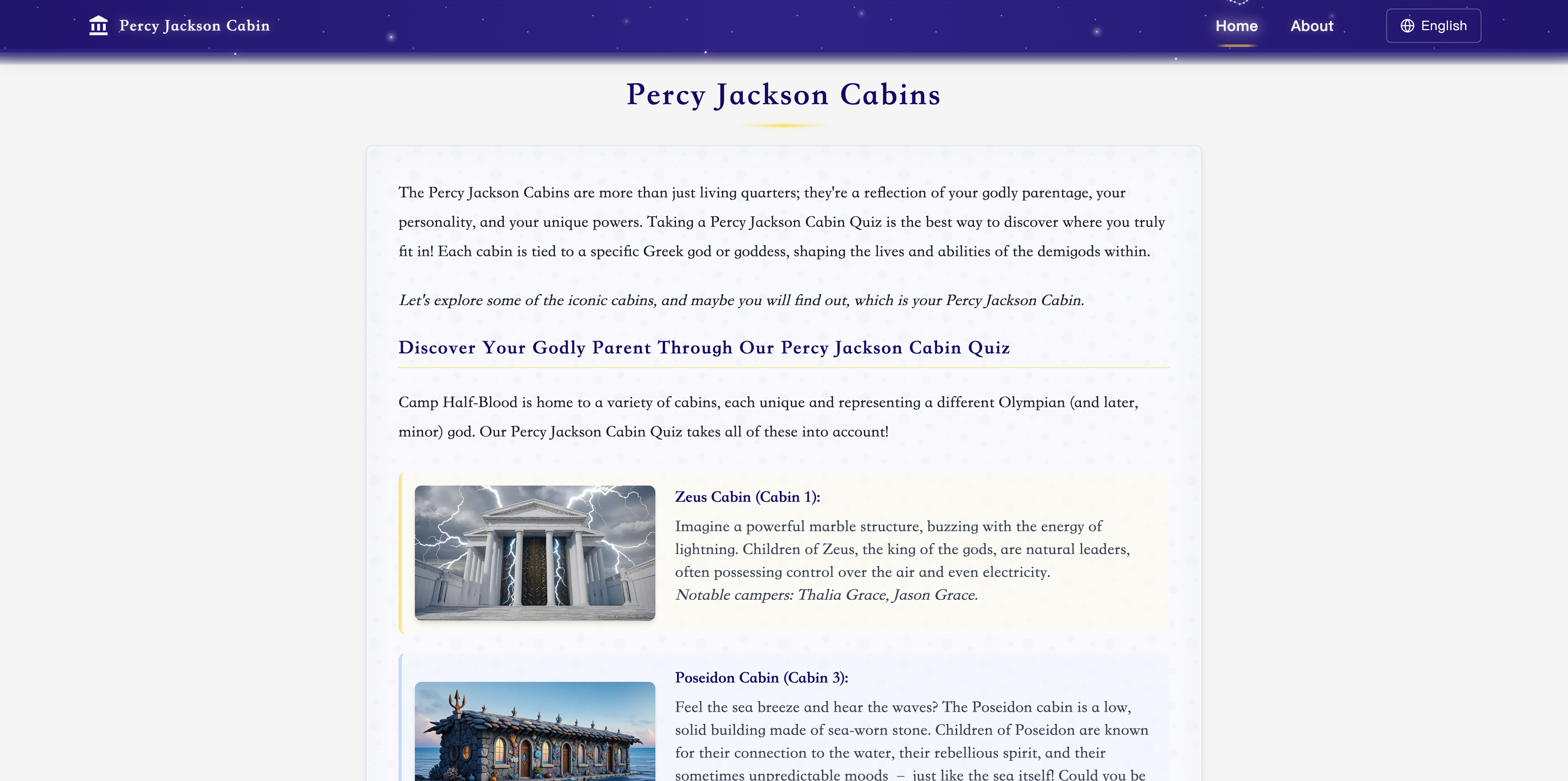 Media Kuiz Kabin Percy Jackson - Kabin Percy Jackson mana yang milik anda?Ambil kuiz dan cari tahu 6