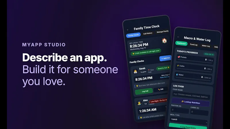 MyApp Studio screenshot 1 (video preview)