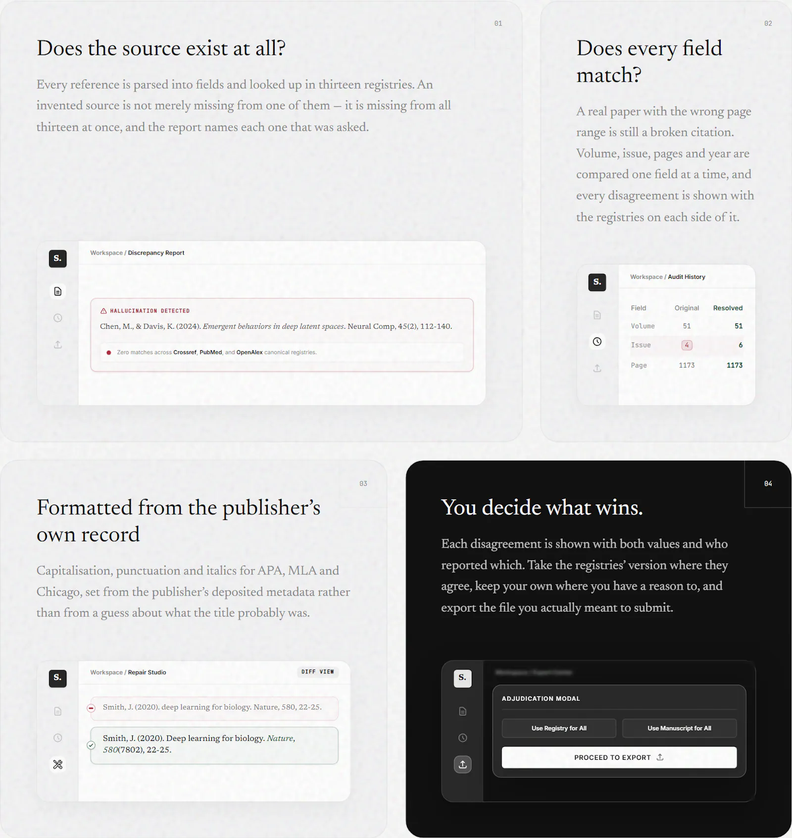 StrictCite — Reference Audit Studio screenshot 2