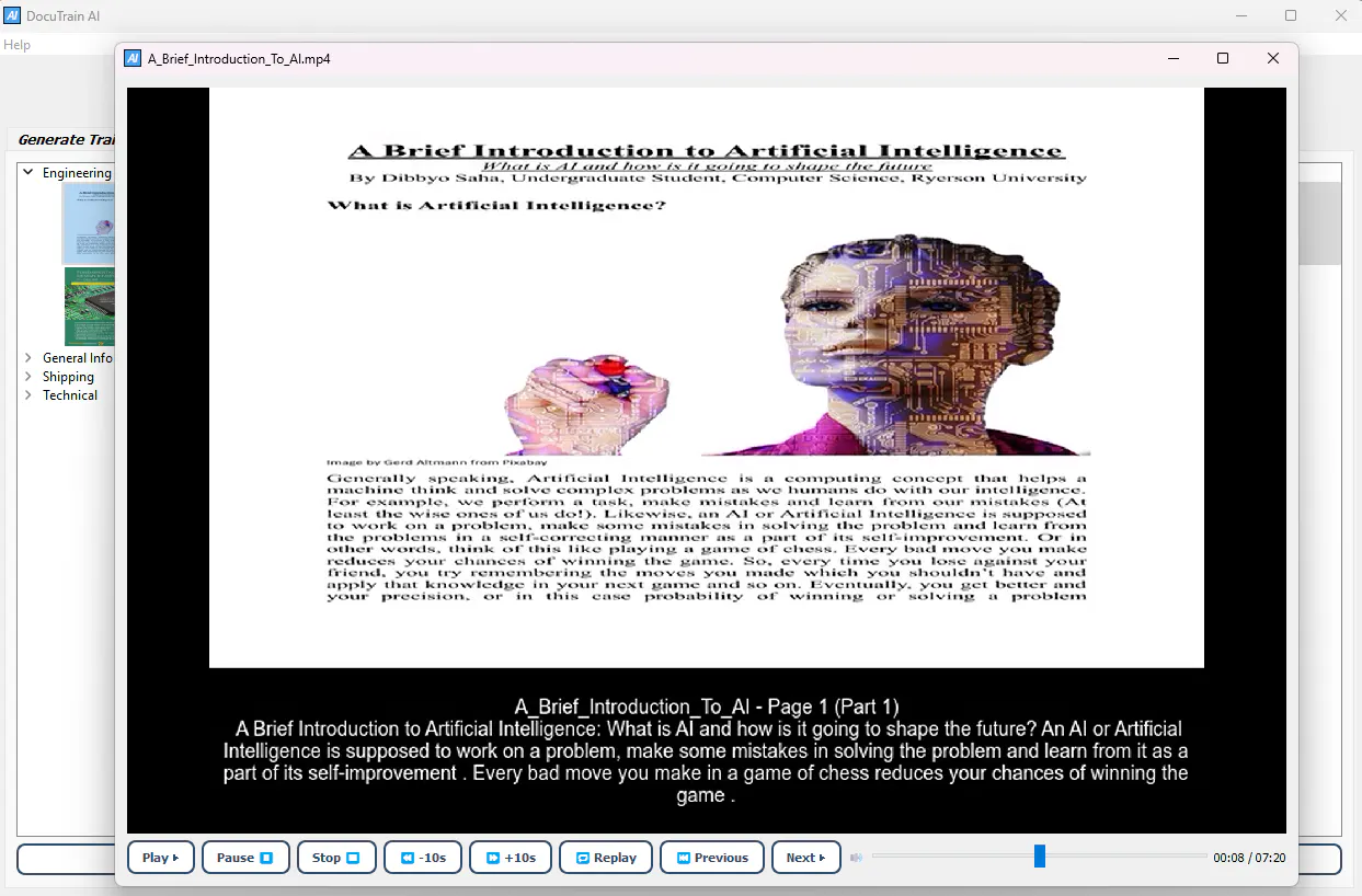 DocuTrainAI AI powered Training Videos gallery image