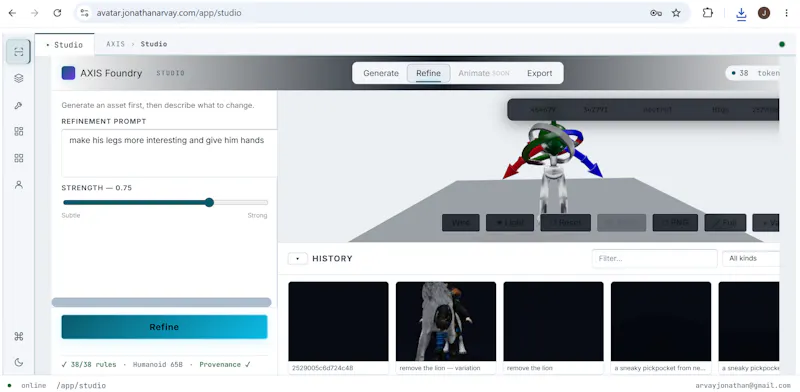 AXIS 3D Foundry — Studio Redirect screenshot 9