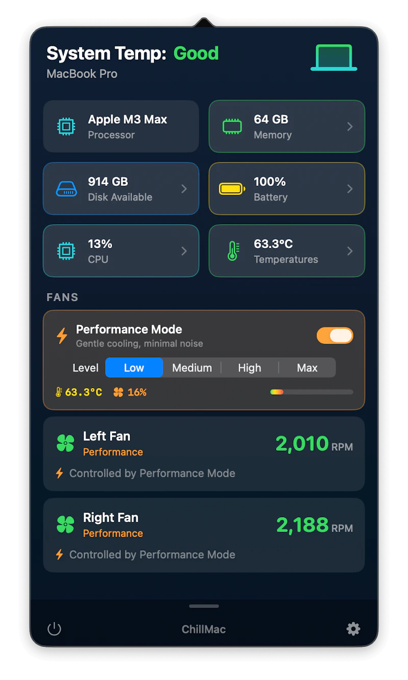 ChillMac screenshot 1