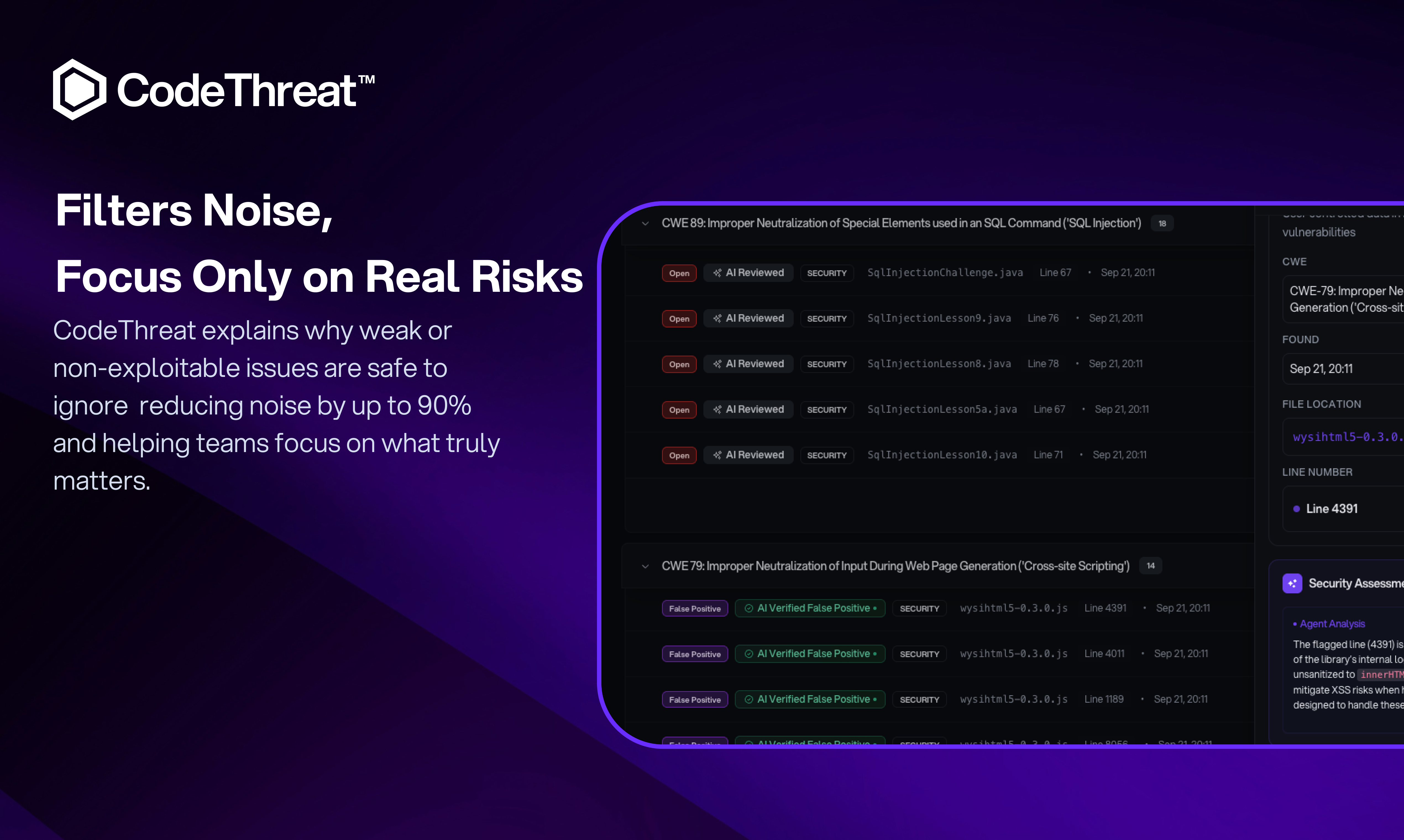 AI-Powered Code Security - Screenshot 5 showing product features and functionality