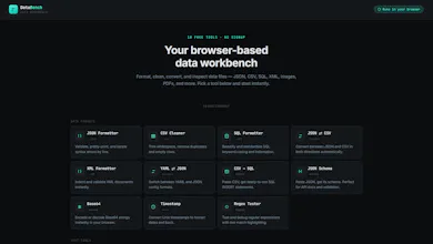 DataBench – Browser Data Workbench gallery image