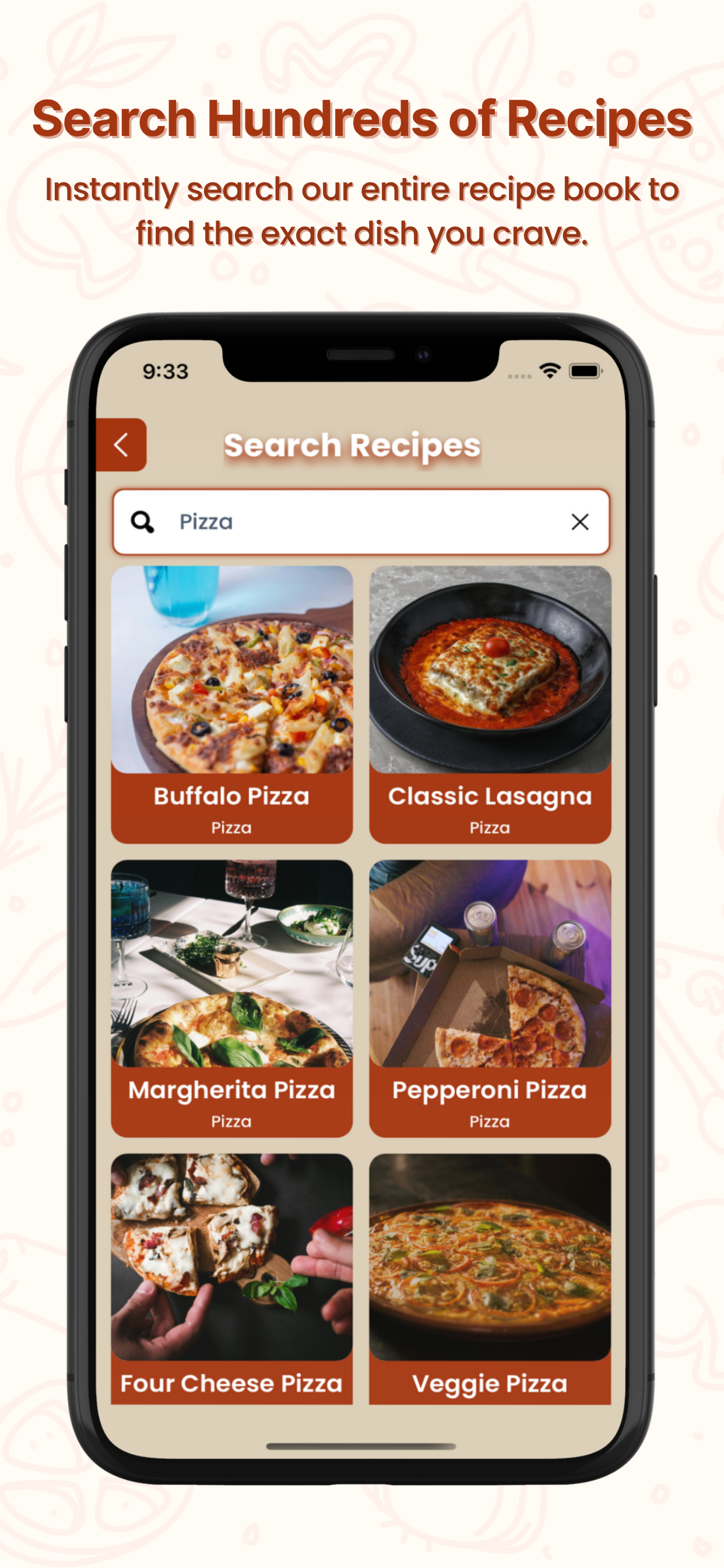 Recipe App: Ingredient Finder - Screenshot 4 showing product features and functionality