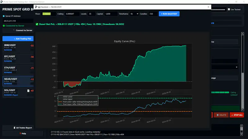 Prime Spot Grid Trading Bot screenshot 4