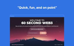 60 Second Web3 media 1
