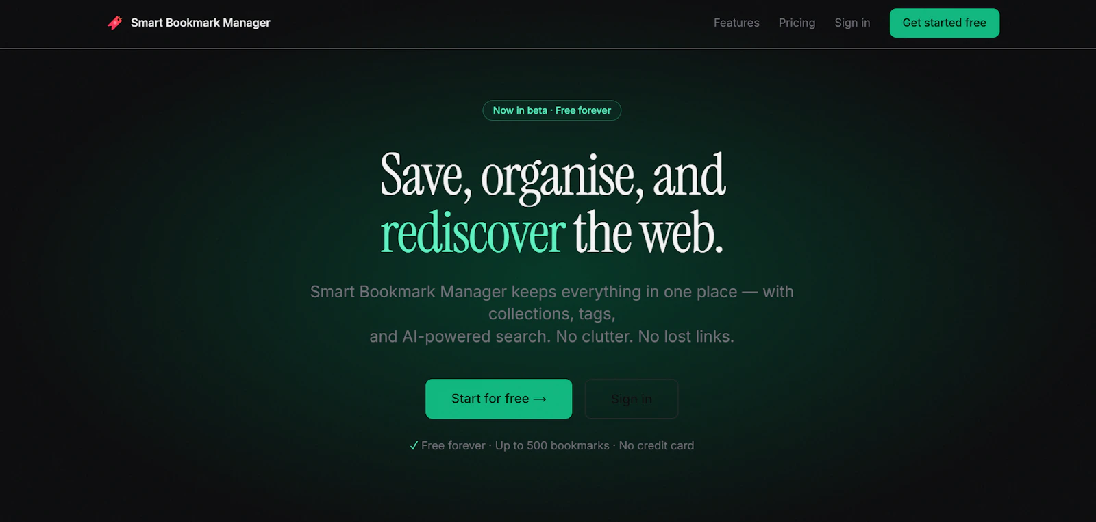 Smart Bookmark Manager screenshot 3