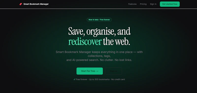 Smart Bookmark Manager screenshot 3