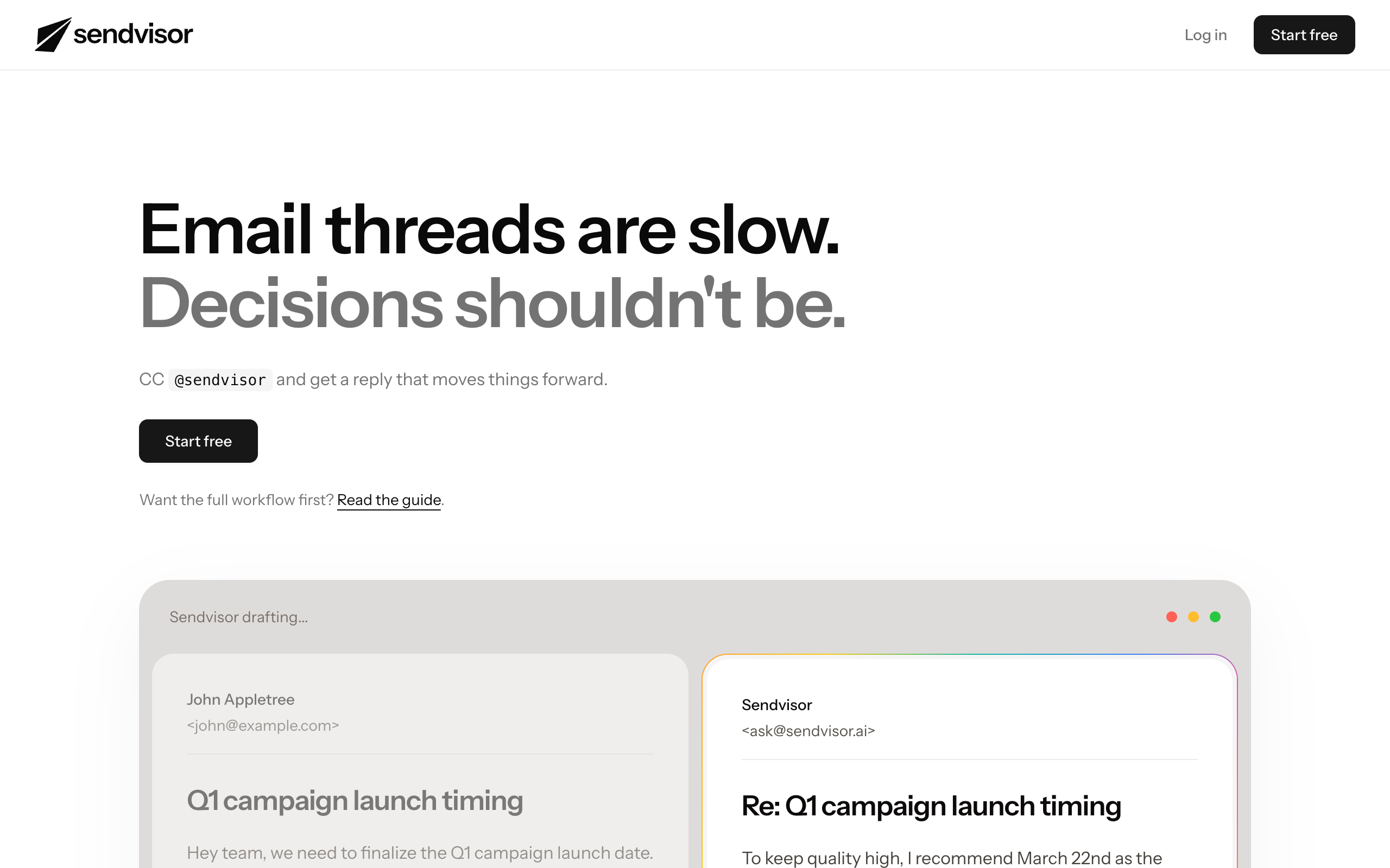 Sendvisor gallery image