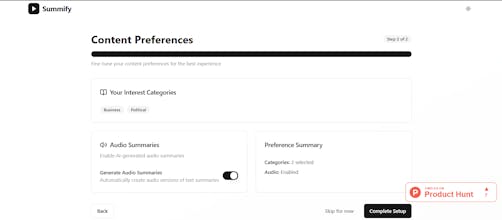 Summify gallery image