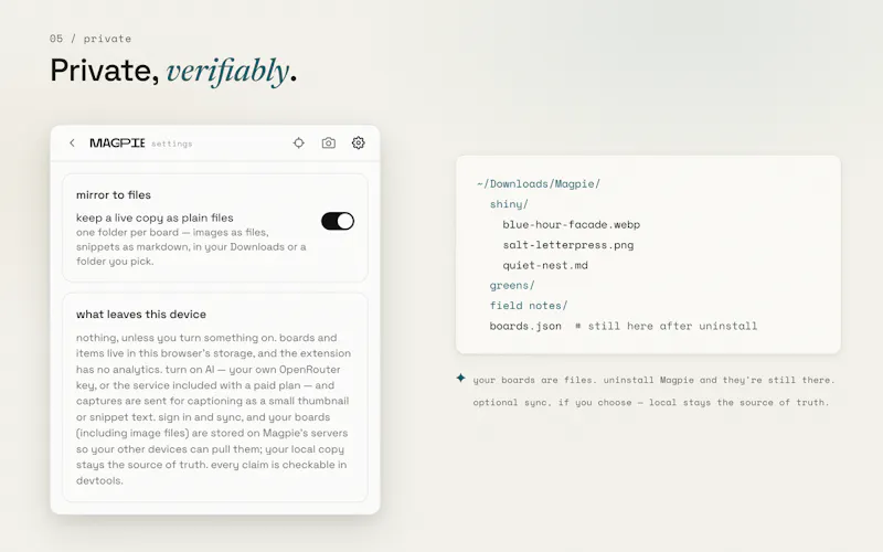 Magpie screenshot 5