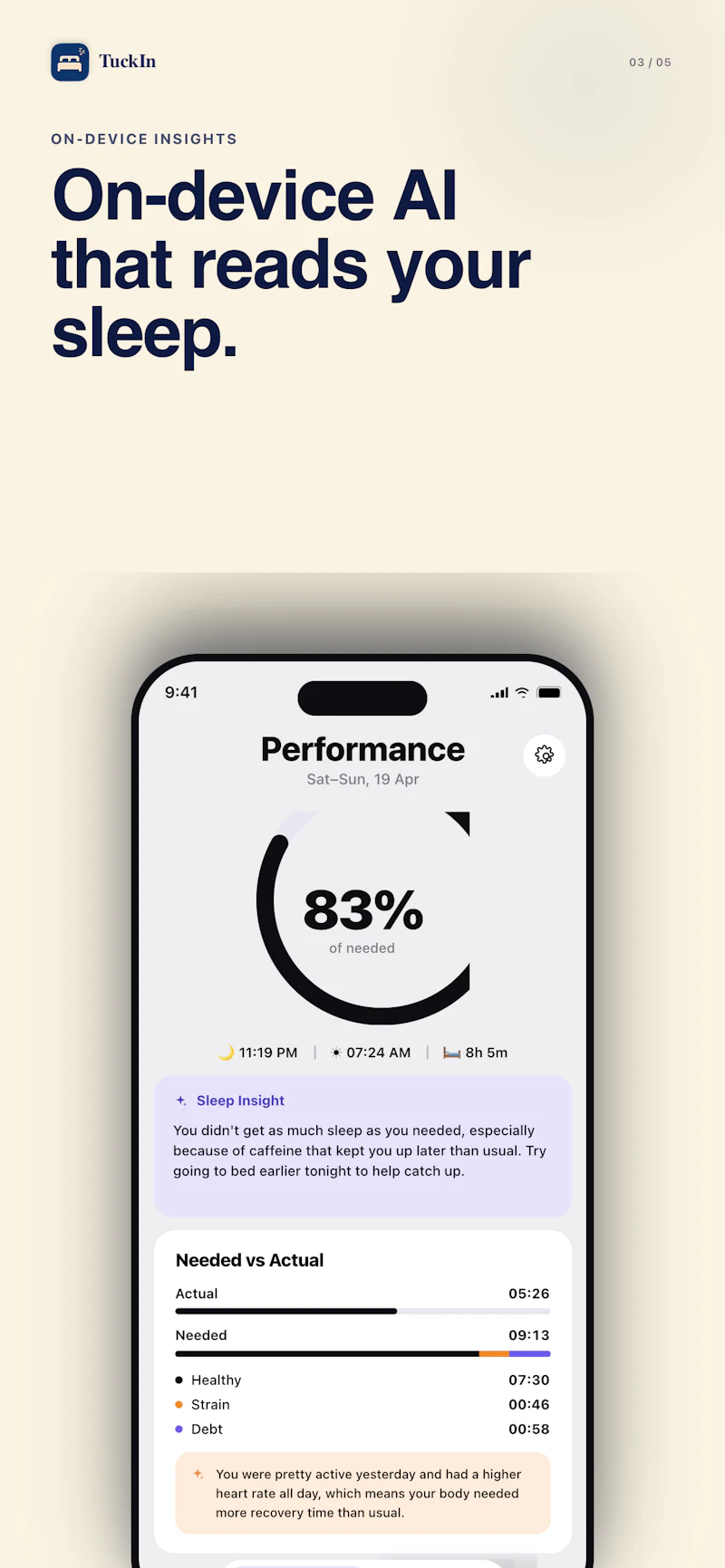 TuckIn screenshot 5
