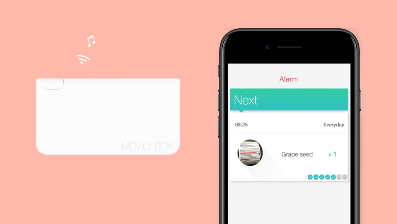 Memo Box 7-Day Smart Pill Box Set gallery image