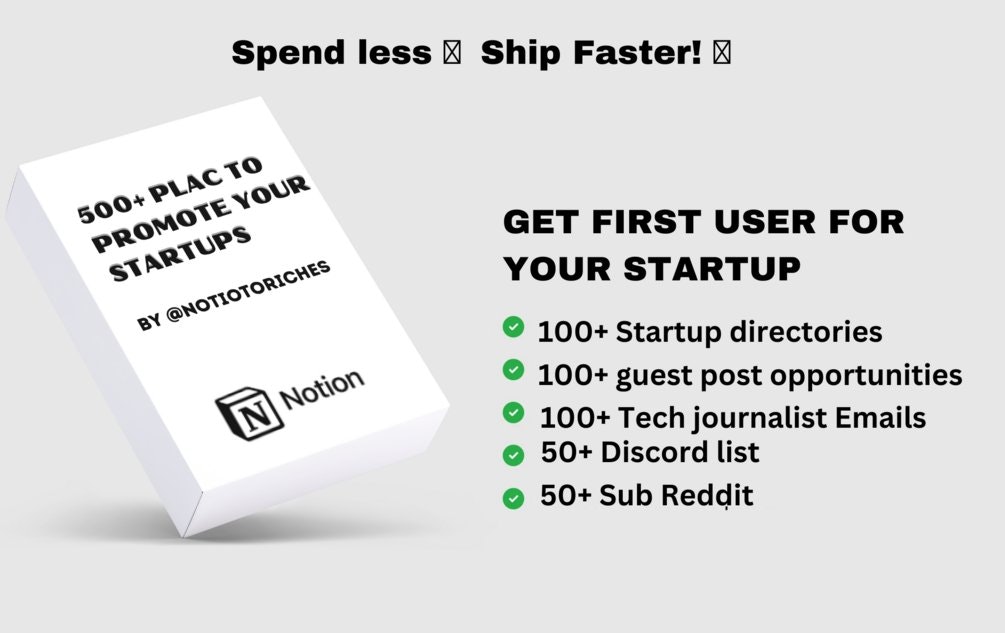 500+ places to promote your startup