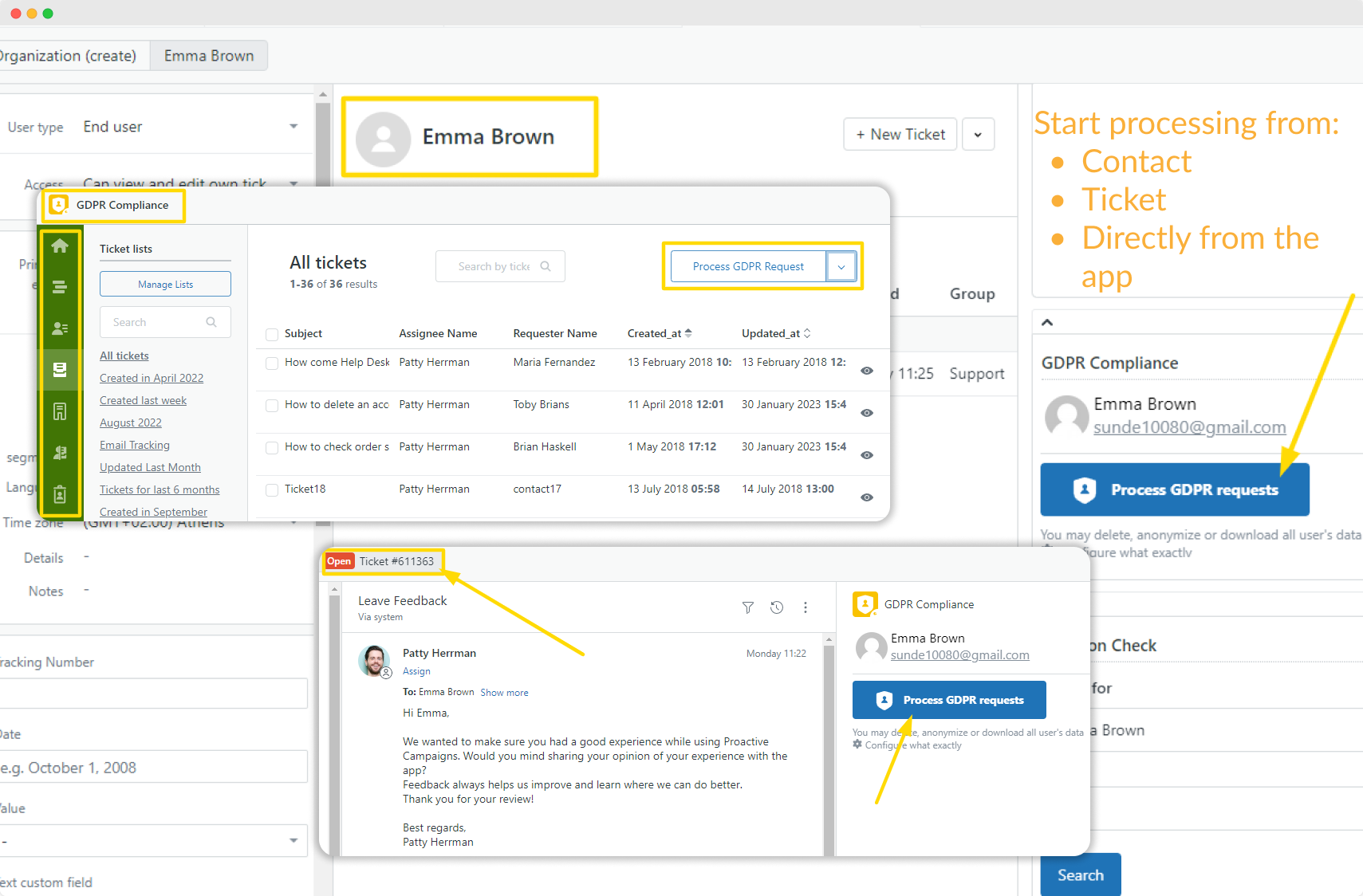 GDPR -naleving voor Zendesk media 4