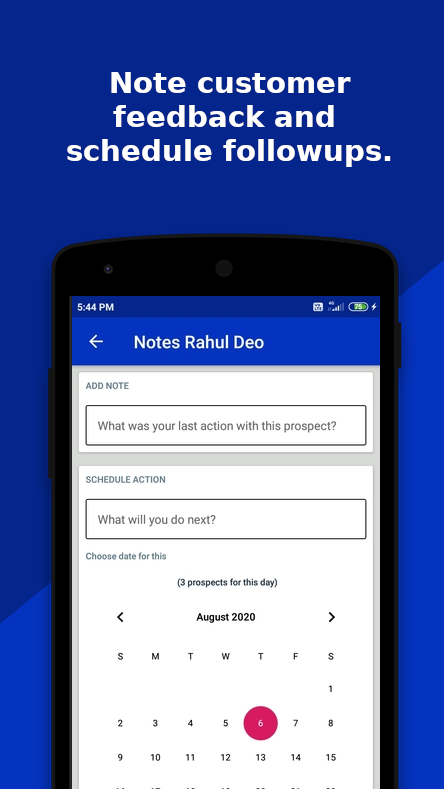 Maxcalling: Sales tracker & notes editor gallery image