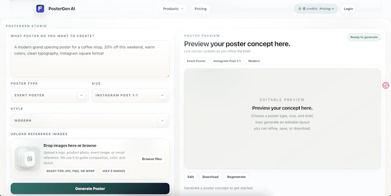 postergenai screenshot 1