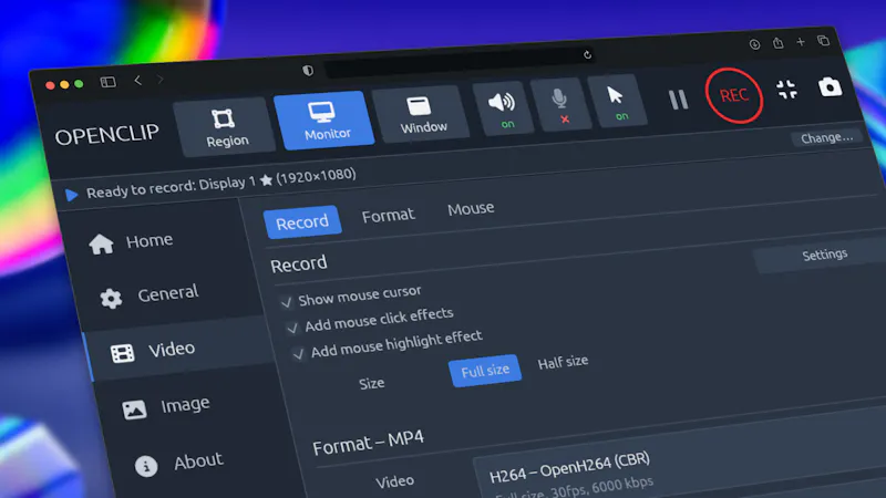 openclip screenshot 2