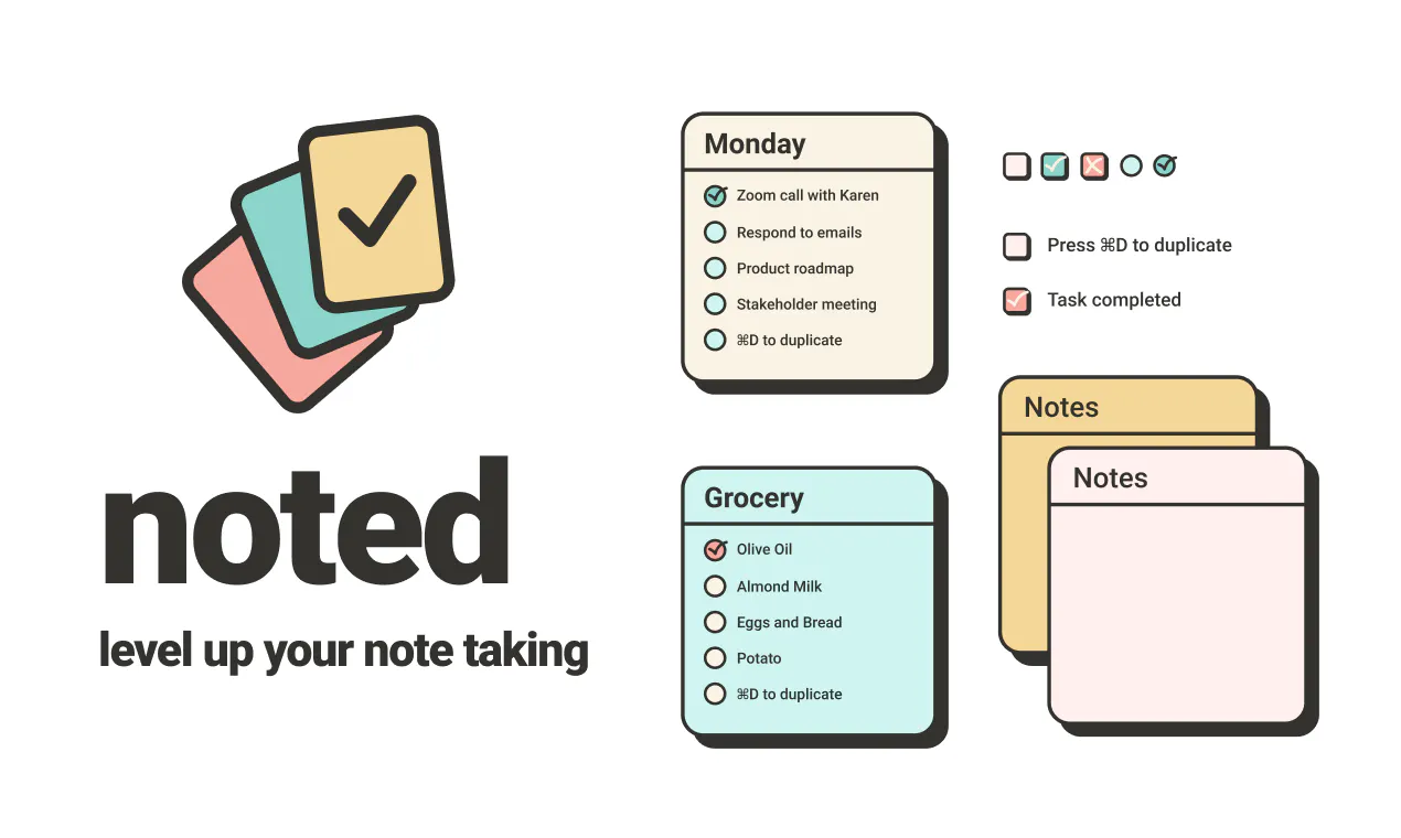 Note Menged Noted: Level up your note taking on Figma 📝 | Product Hunt