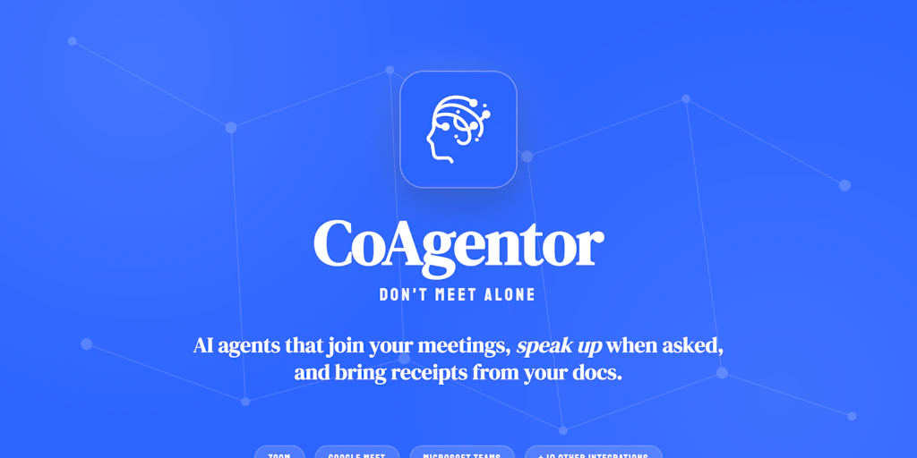 CoAgentor:可即時參與會議的 AI 代理人