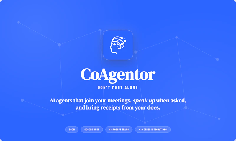CoAgentor screenshot 2