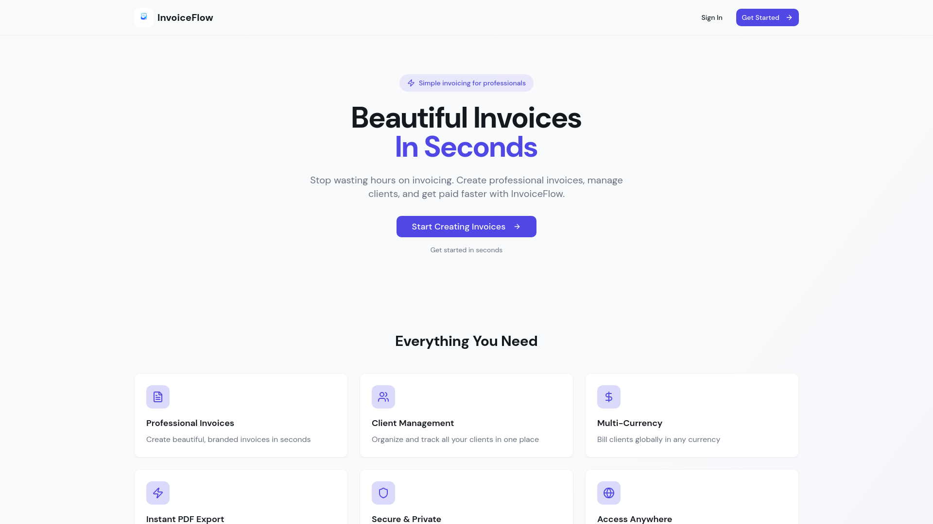 InvoiceFlow gallery image