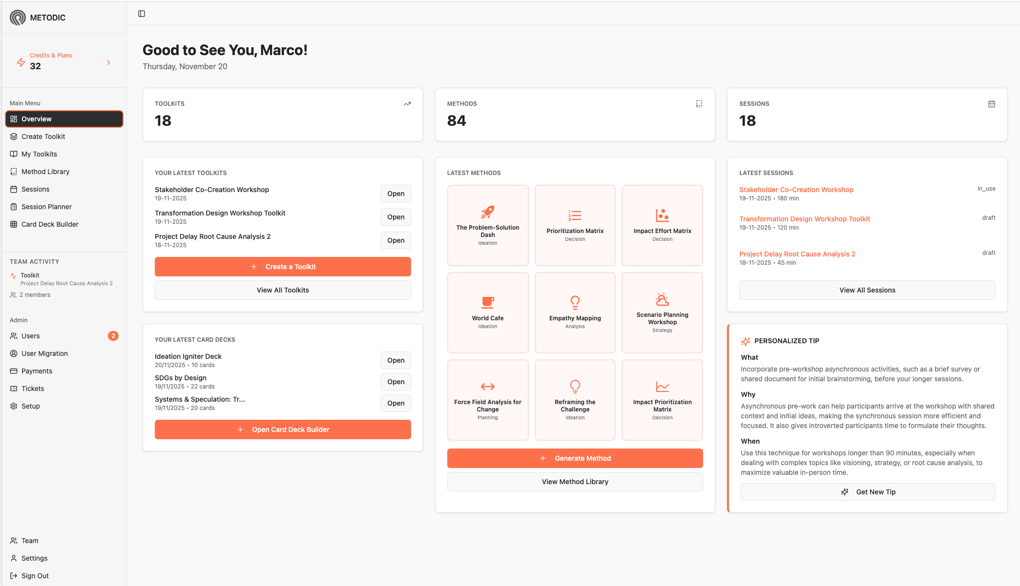 METODIC - Screenshot 2 showing product features and functionality