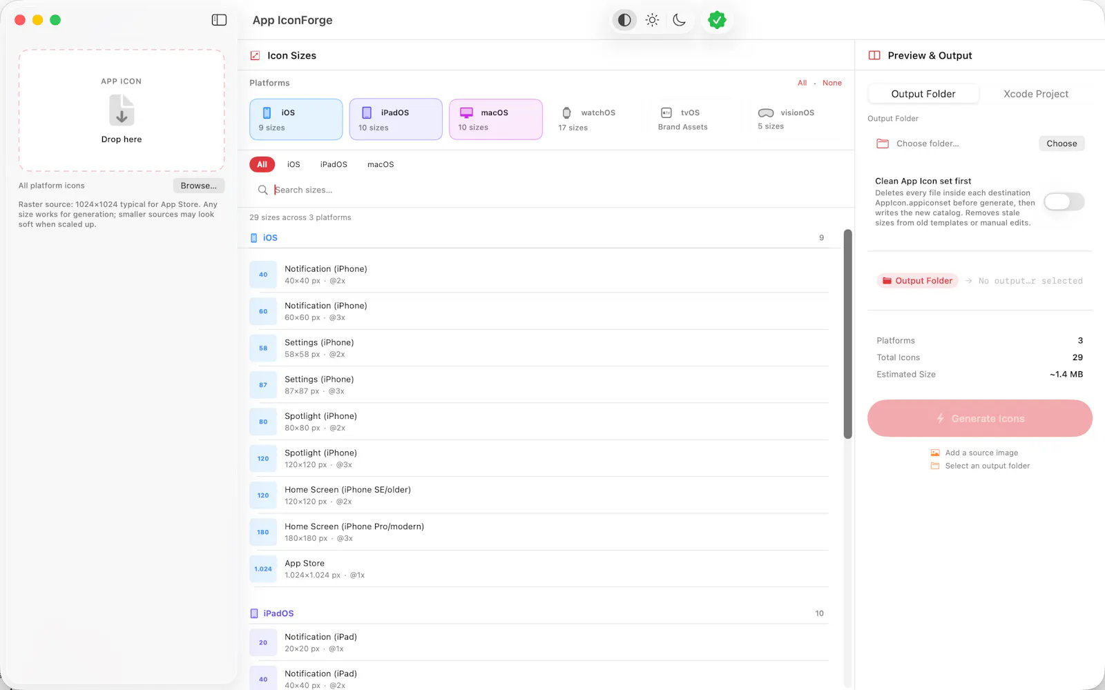 App IconForge screenshot 2