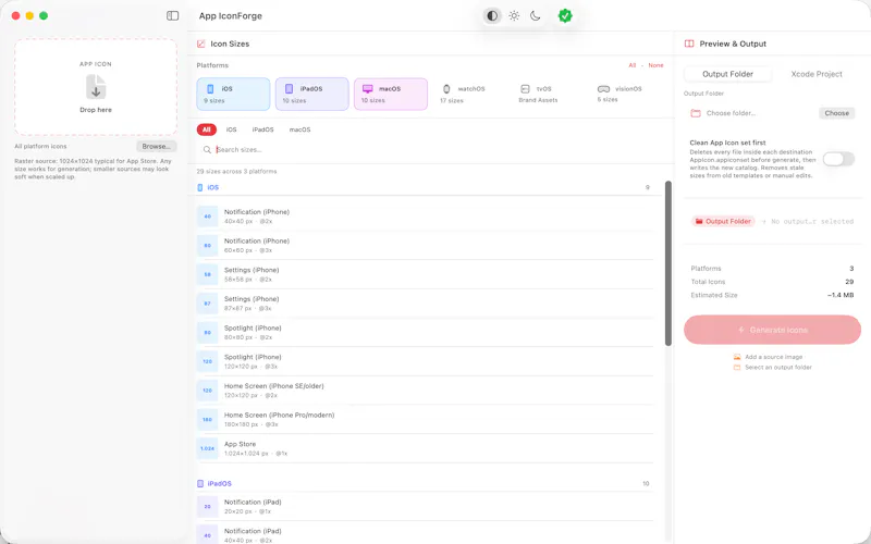 App IconForge screenshot 2