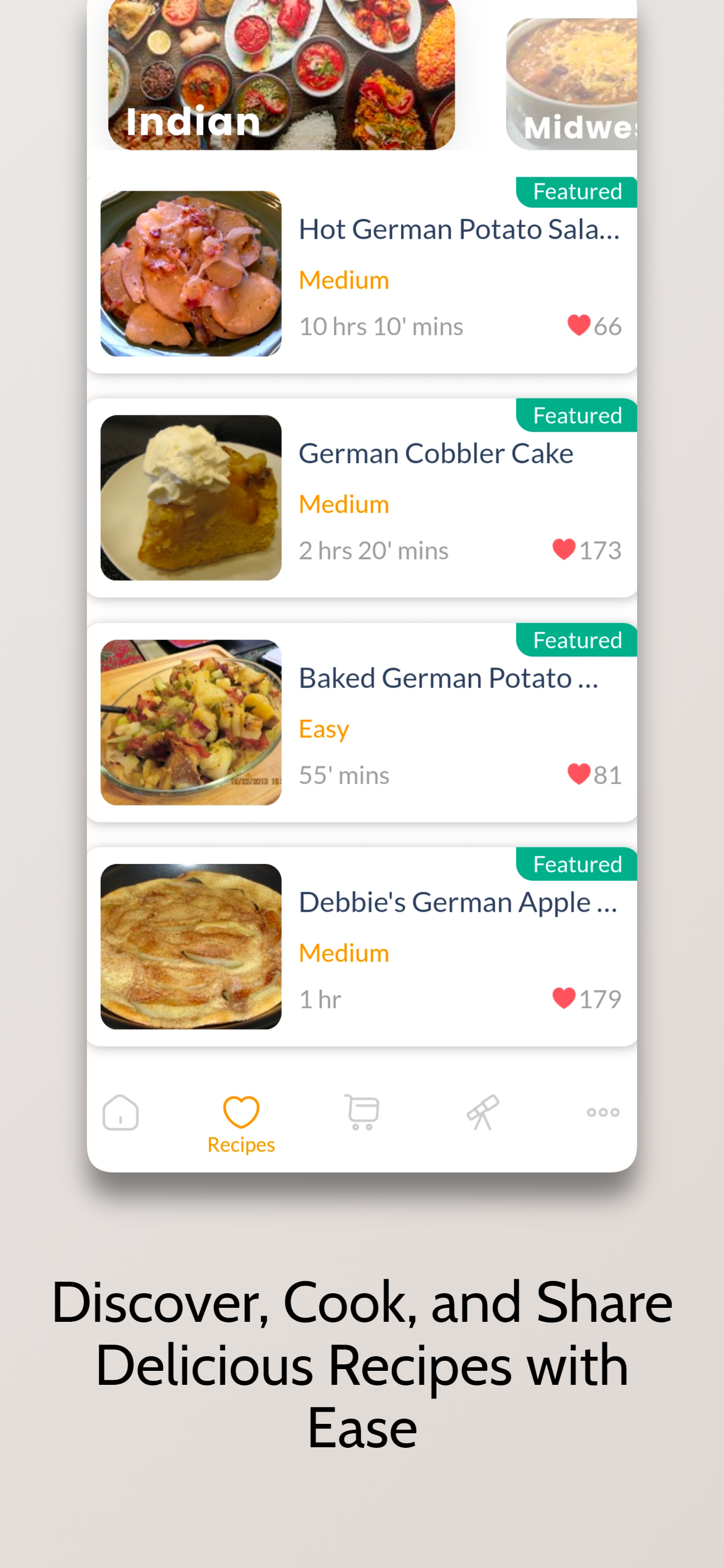 Application de recette media 2