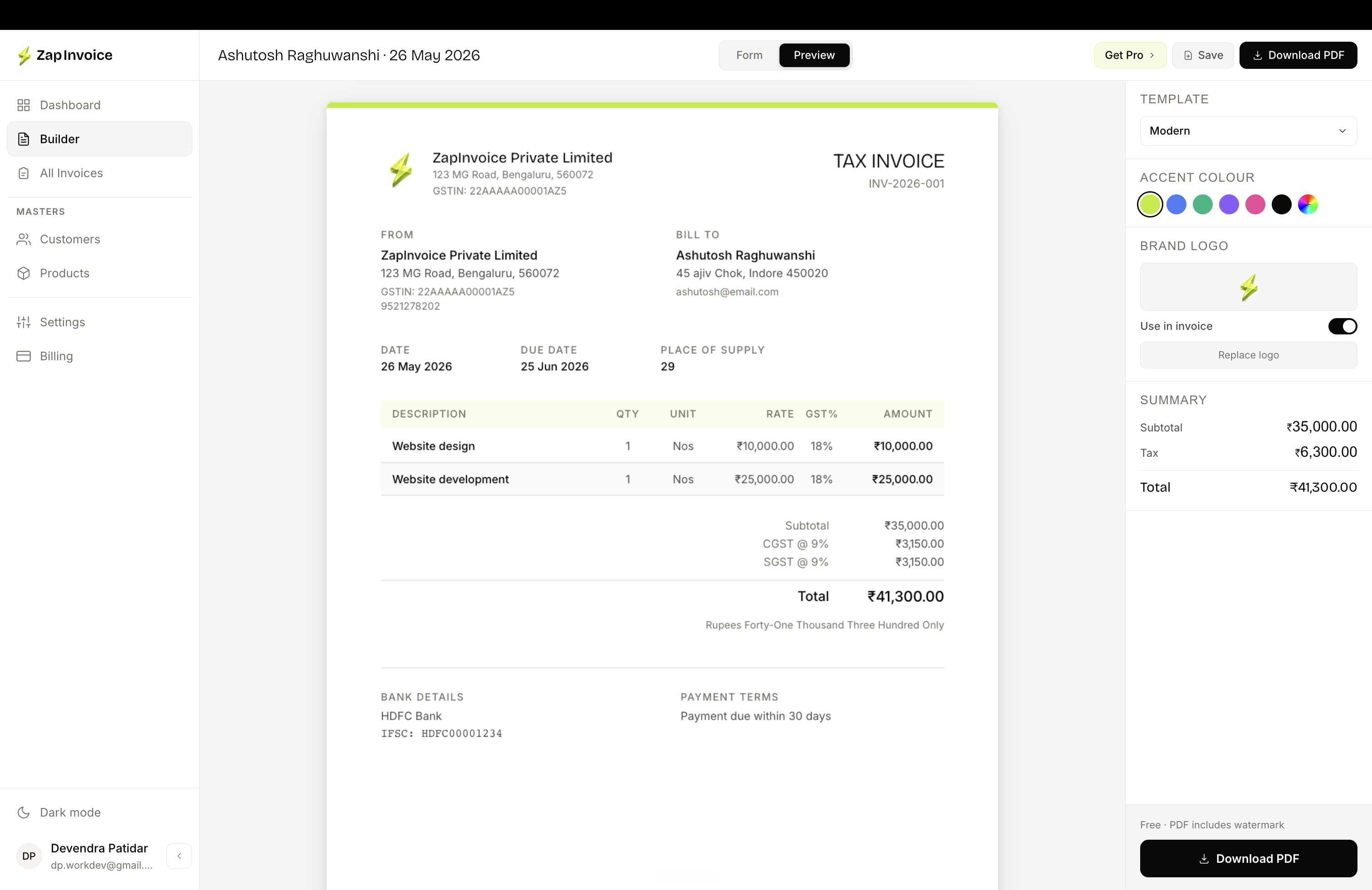 ZapInvoice gallery image
