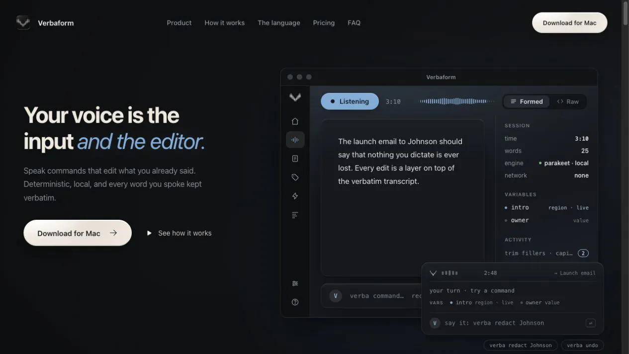 Verbaform gallery image