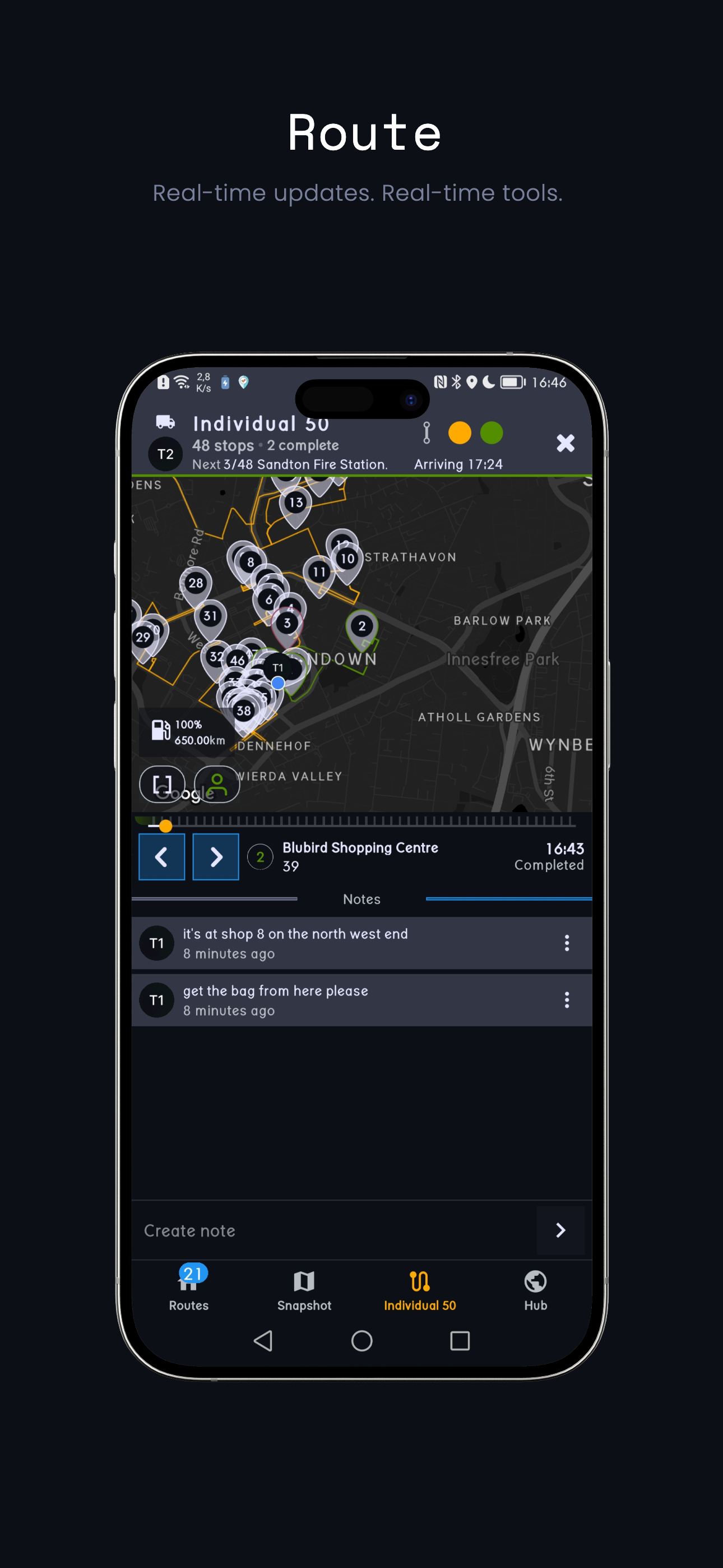 Roadstops Route Companion - Per la pianificazione del percorso e i viaggi quotidiani. media 4