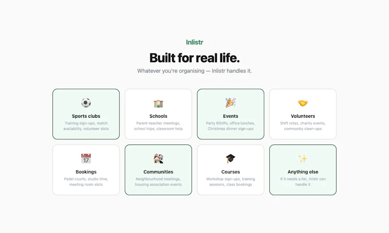 Inlistr screenshot 5