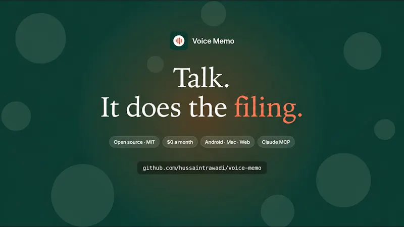 Voice Memo screenshot 1 (video preview)