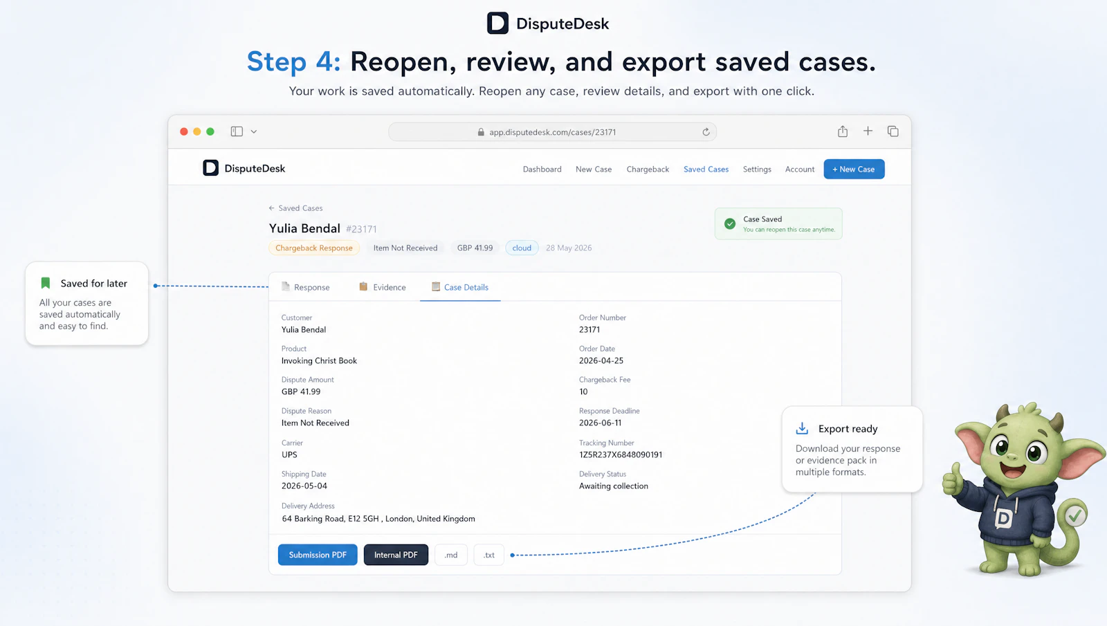 DisputeDesk screenshot 6