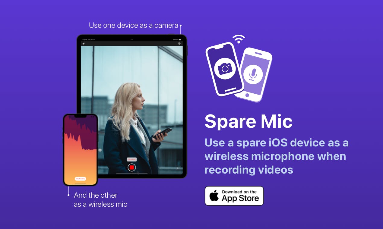 Spare Mic - Wireless Mic App beta media 1